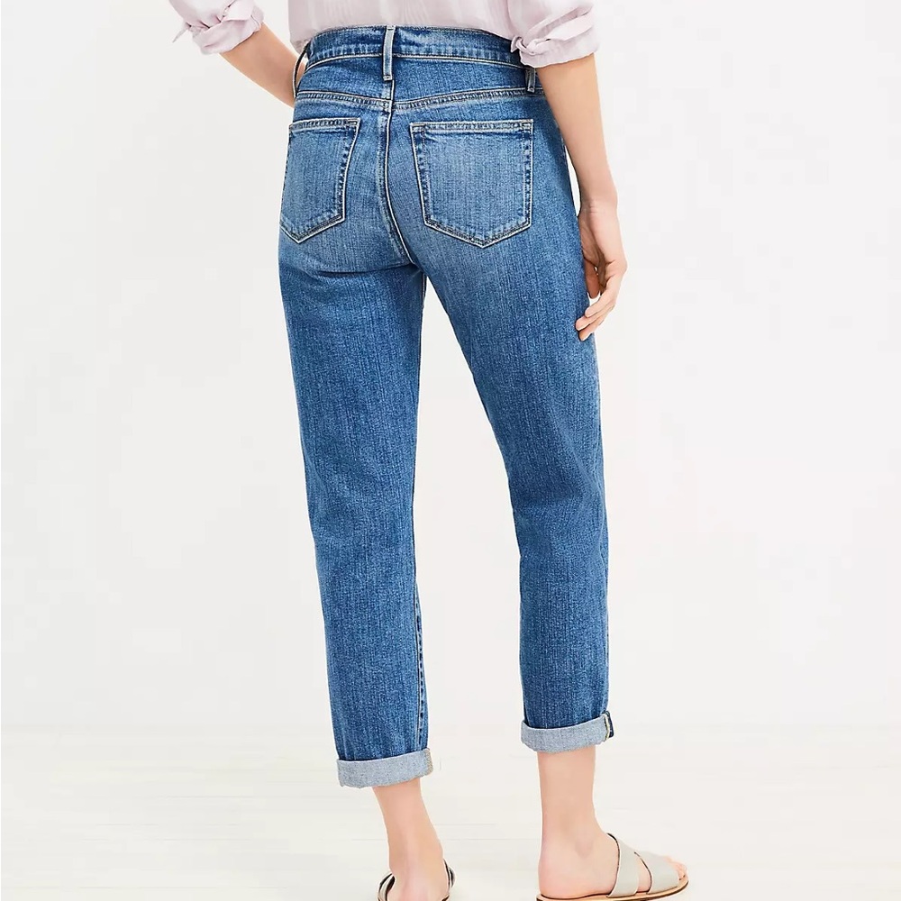 LOFT Blue Girlfriend Jeans